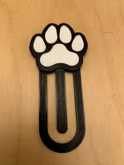 Dog Paw Bookmark