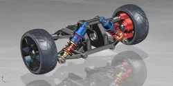 Double Whishbone Suspension System designed in Siemens NX10.0
