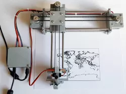 Drawing machine and vinyl cutter - high precision, compact, low cost