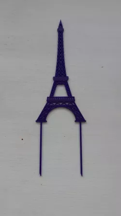 Eiffel tower - cake topper