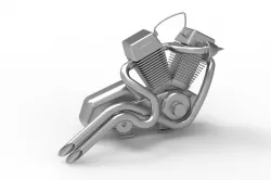 Engine of American Chopper