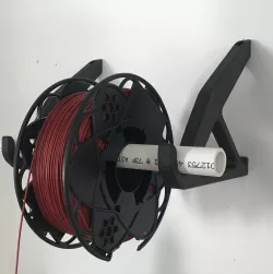Filament Spool Holder Wall Rack Brackets for 3/4" PVC Pipe