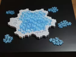 Flowsnake Fractal Puzzle