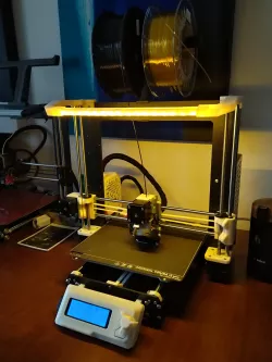 Fully printable LED bar for i3 printers.