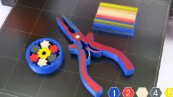 HERRINGBONE PLANETARY GEAR + PLIERS