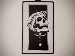 Impaled Skull 2D Art