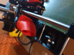 Intake Pipe for Prusa Mini Part Cooling Fan