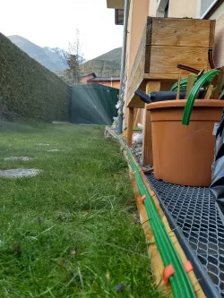 irrigate garden strips