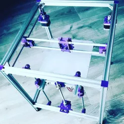 JeSc HyperCube 2020 End-Cap (also with M6 hole for feet)