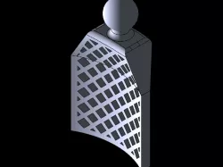 Lego 1:110 Falcon 9 Grid Fin