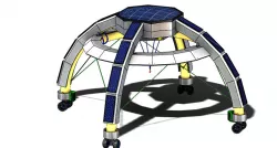 Lightweight Lunar gantry