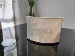 LITHOPHANE FRAME / STAND CURVED