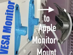 Mac monitor stand to VESA adapter