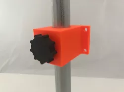 Makerpipe Bolt-Down Slider with a Hand Bolt for EMT Conduit