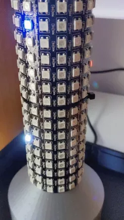 Minecraft Lantern LED matrix stand
