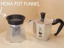 MOKA POT FUNNEL (MANY SIZES SOON)