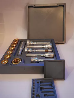 Mouthpiece Box for Stomvi and other trumpet mouthpieces / Mundstückkasten für Stomvi und andere Trompetenmundstücke