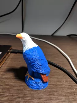 Multicolor Eagle Statue