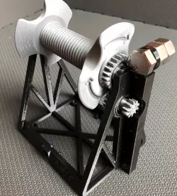 Multiple Mechanism Auto-Rewind Spool Holder