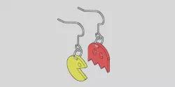 Pac-Man earrings