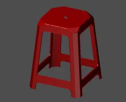 Plastic stool