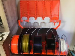 Prusa MMU2 Filament Retract Bank mounts for Prusa Printer Enclosure V2 – with MMU2S