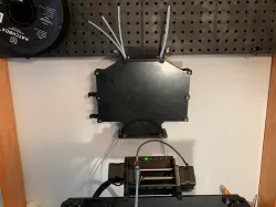Prusa MMU2s Pegboard Buffer Mount