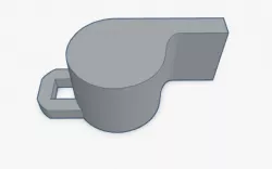 Prusa Whistle with Loop