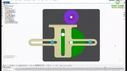 Scotch Yoke Reciprocating Mechanism