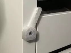 Simple Rotating Drawer Child Lock