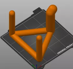 Simple table spool holder