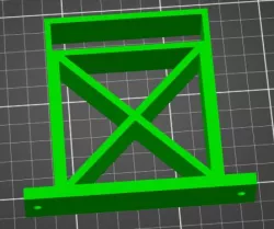 Simple under-shelf, shelf bracket (75mmx15mm shelf)