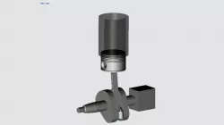 Single Piston Engine Assembly