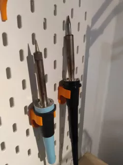 Skadis soldering iron holder
