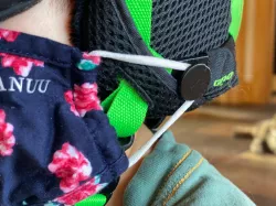 Ski Helmet facemask clip
