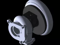 Small turbocharger model