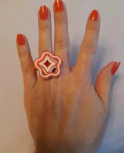 Spinning Bloomy Fidget Ring 2.1