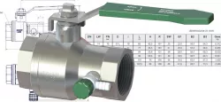 Stainless Steel Ball Valve (Valvula de Bola de Acero Inoxidable)