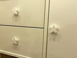 Star drawer handle. For IKEA KALLAX