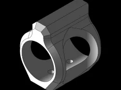 TROY Gasblock for airsoft AR