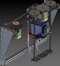 Two axis industrial camera mount