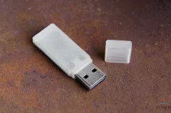 USB housing with USB connector cover