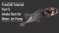 Water Jet Pump Assembly FreeCAD Tutorial