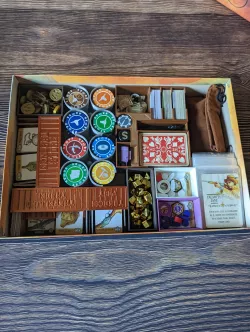 Western Legends Board Game Insert + All Expansions + All Poker Chips