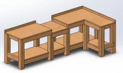 Workbench w/ Space for Miter Saw V2 + Build Manual