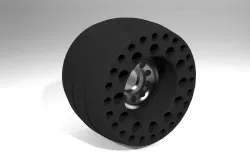 105mm Airless Longboard Wheels
