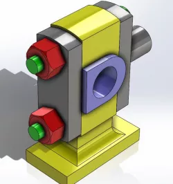 2.solidworks assembly work and 3d technical drawing