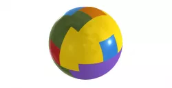 3D Ball Puzzle.