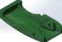 3D Printable Boat Engine Cover Clamp