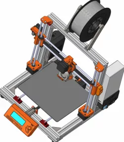 3D printer based on Prusa i3 Mk2